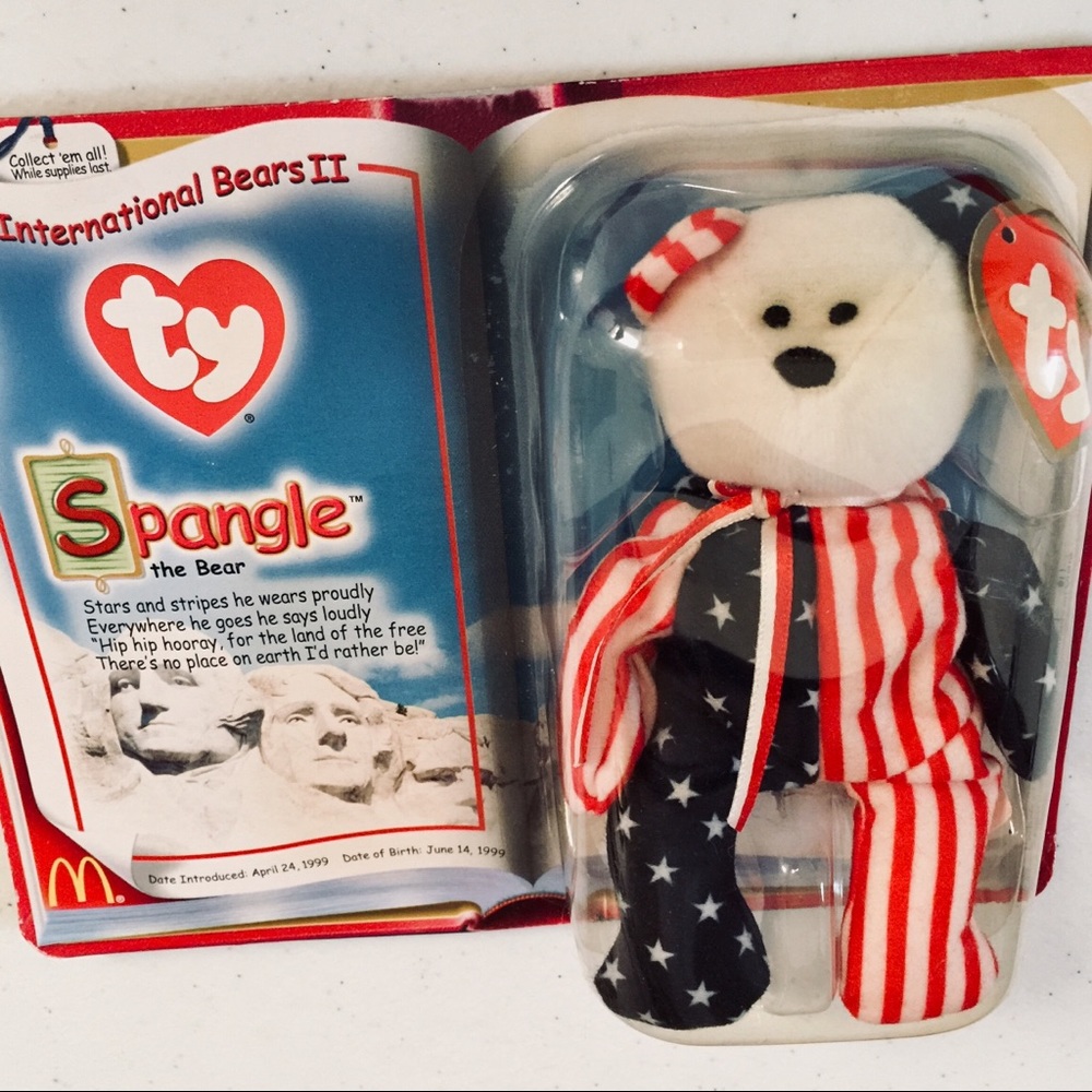 Ty International Bears ll Spangle the Bear
